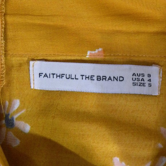 Faithfull the Brand Kamares Midi Skirt Botany Prin - Picture 8 of 13